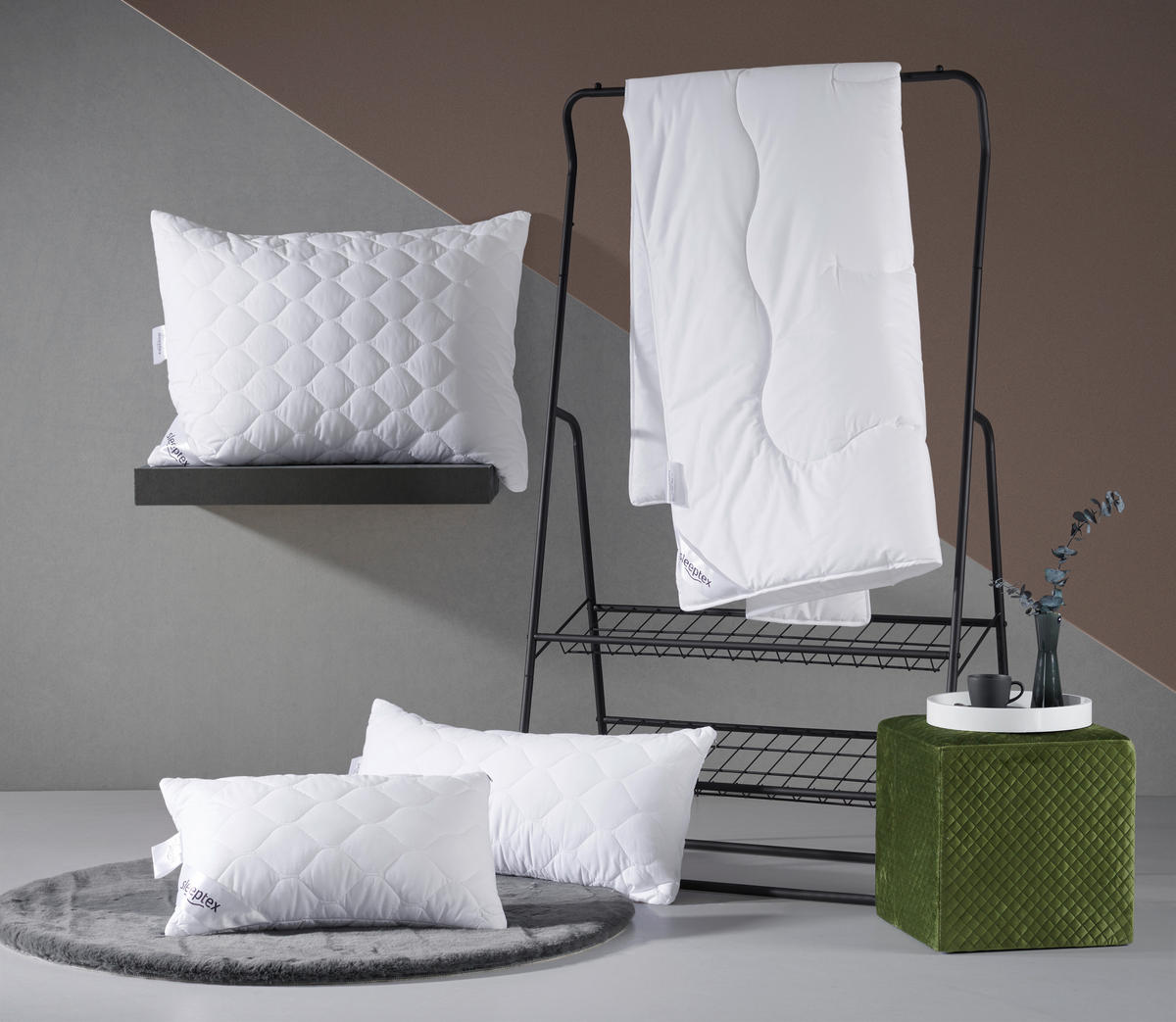 EGÉSZ ÉVES PAPLAN 140/200 cm  - fehér, Basics, textil (140/200cm) - Sleeptex