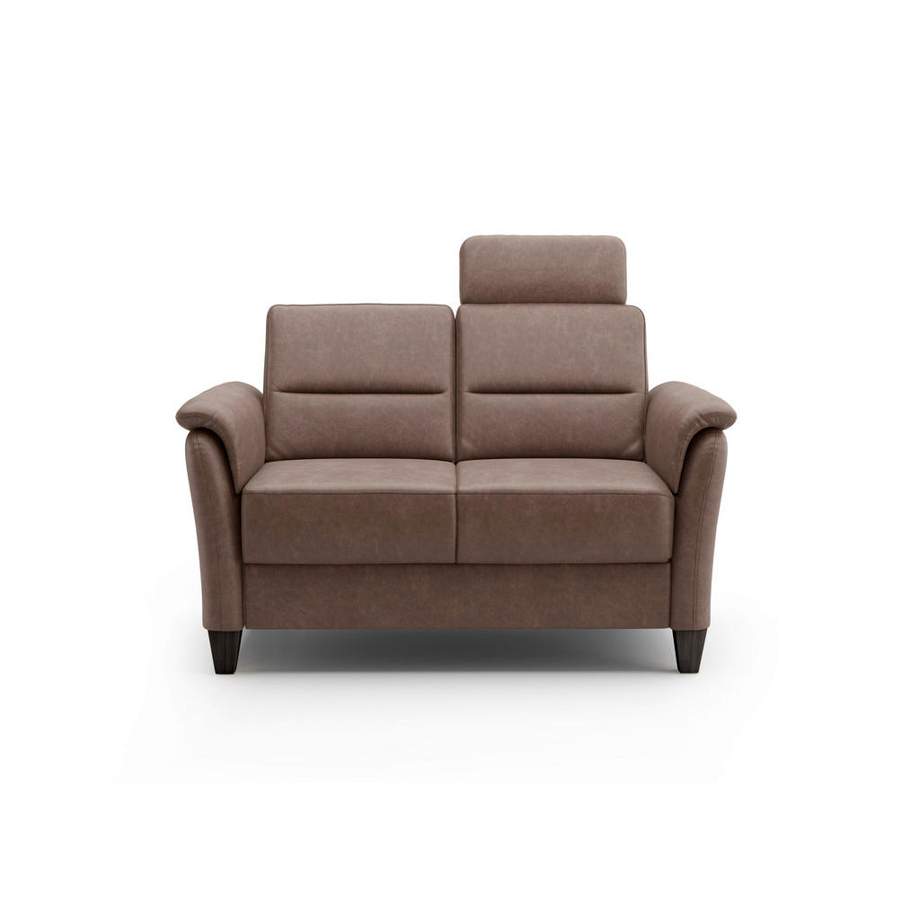 Thumbnail - Sit & More 2-Sitzer-Sofa Palmera V, Haselnuss, Textil, Buche, 149x89x89 cm, Goldenes M, Oeko-Tex® Standard 100, Made in ...
