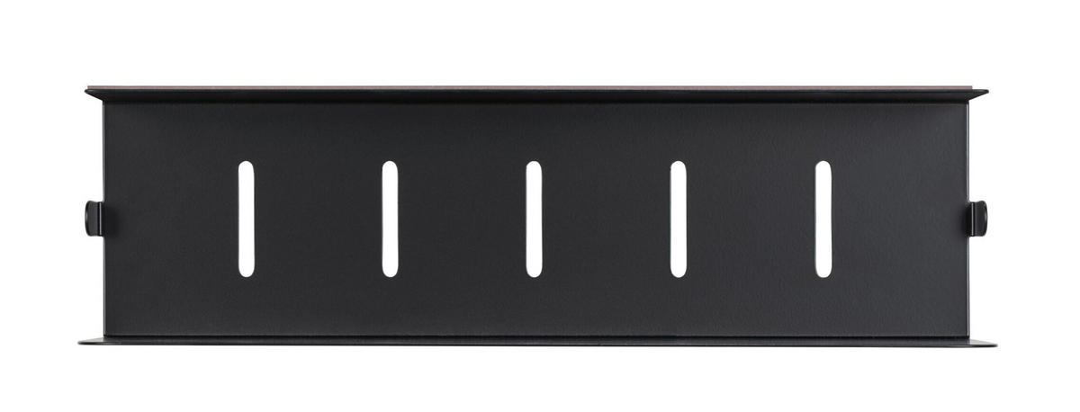 DUSCHABLAGE - Schwarz, MODERN, Metall (30/8/8,5cm) - Wenko