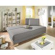 SCHLAFSOFA Felicia in Grau  - Eichefarben/Grau, Design, Holz/Textil (200/93/102cm) - Novel