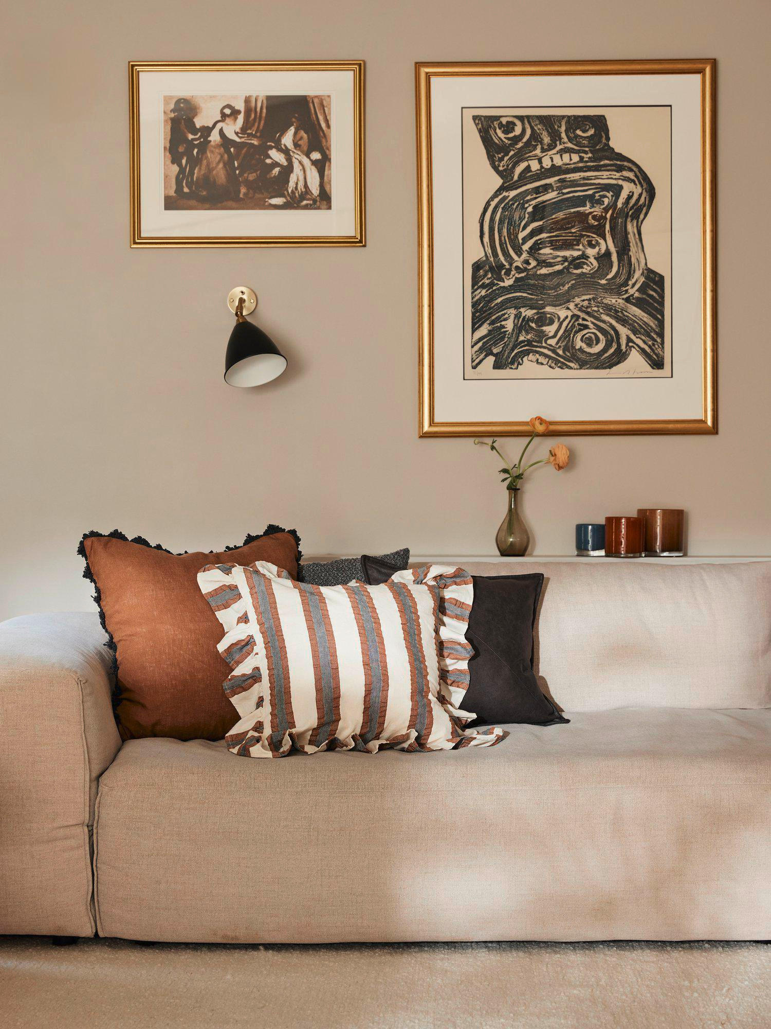 KISSENHÜLLE Ida 50/50 cm  - Beige, Basics, Textil (50/50cm)