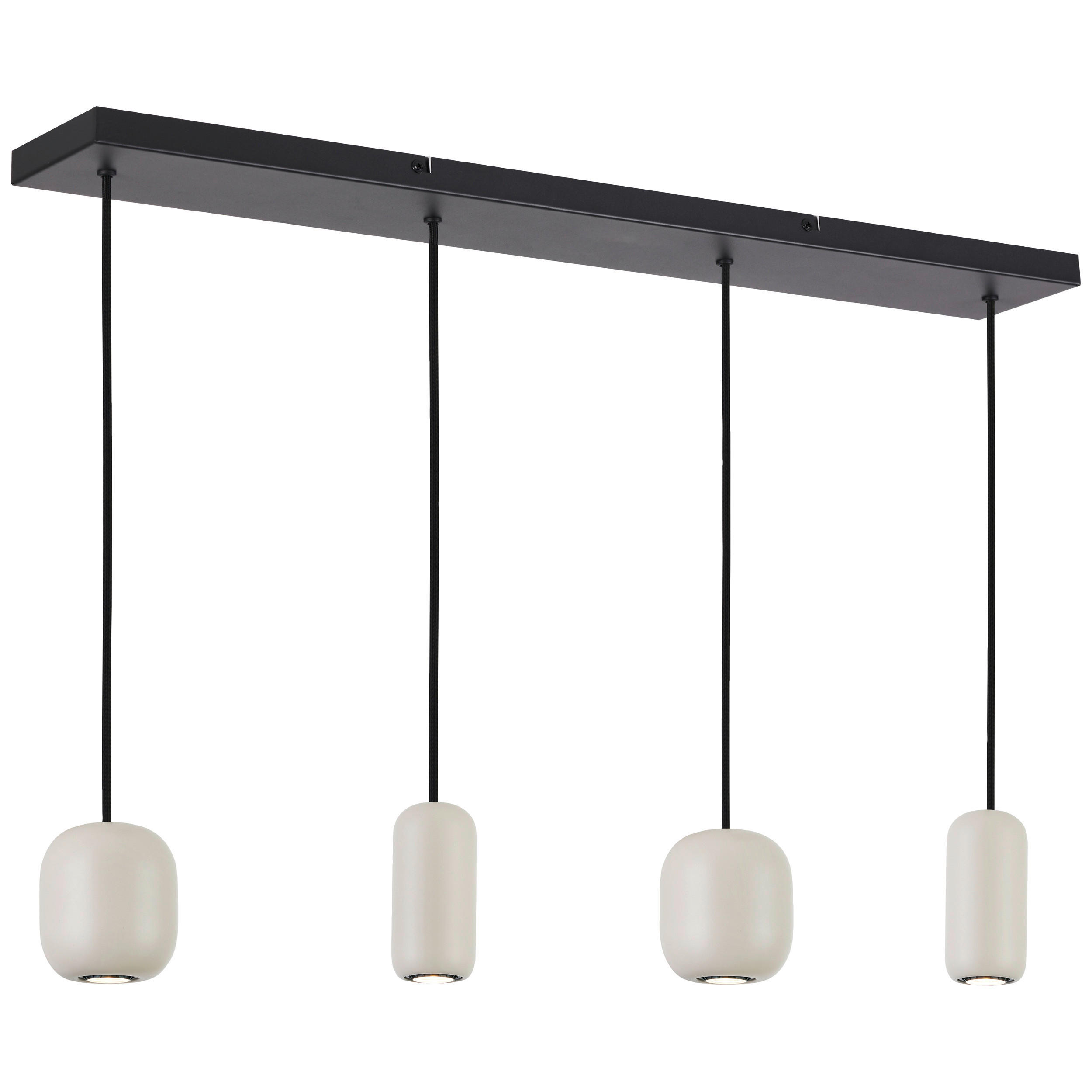 HÄNGELEUCHTE Paris 90/12,5/150 cm   - Sandfarben, Basics, Metall (90/12,5/150cm) - Brilliant