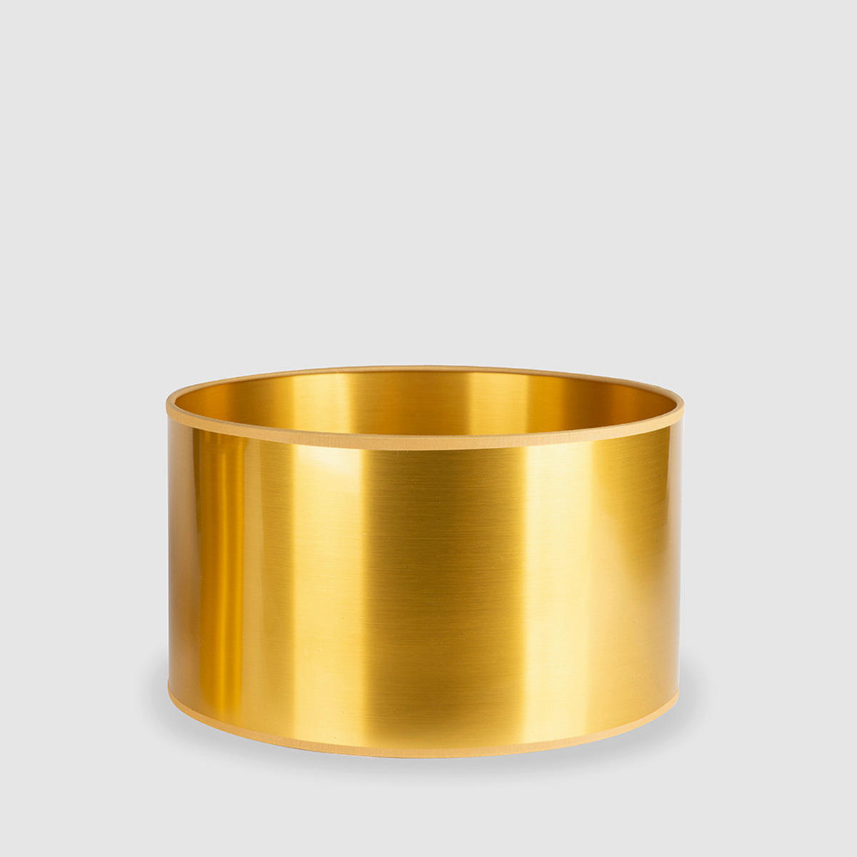 LEUCHTENSCHIRM Gold 40/40/35 cm  - Goldfarben, Basics, Textil/Metall (40/40/35cm)