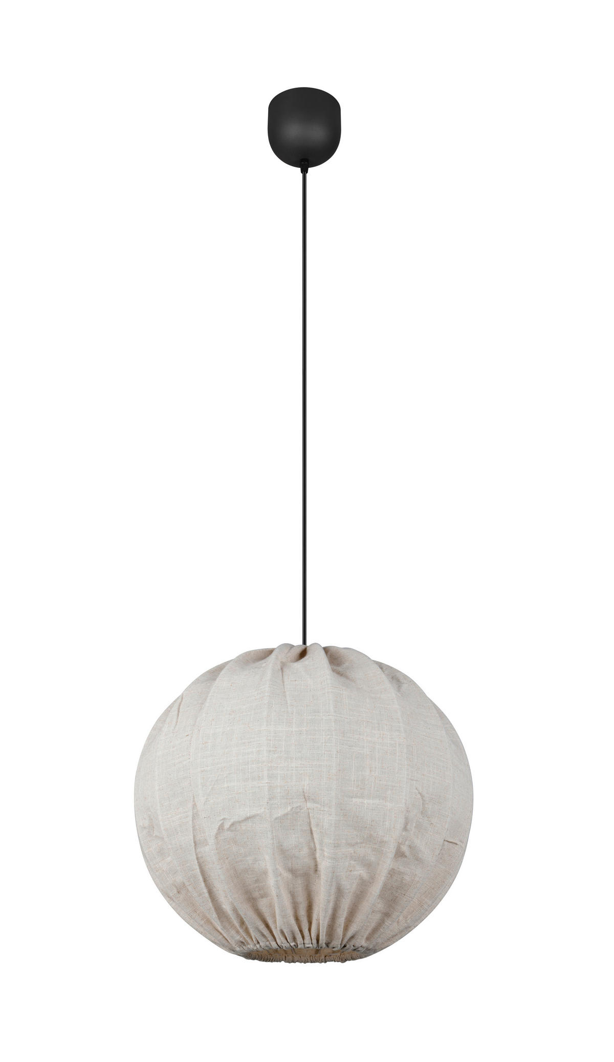 PENDELLEUCHTE ROVUM 50,0/150,0 cm  - Schwarz, Design, Metall (50,0/150,0cm)