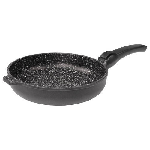BRATPFANNE 24 cm  - Anthrazit, Basics, Metall (24cm) - Stoneline