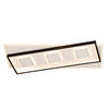 LED-DECKENLEUCHTE Richmond 70/30/6 cm   - Schwarz/Weiß, LIFESTYLE, Kunststoff/Metall (70/30/6cm) - Novel