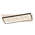 LED-DECKENLEUCHTE 70/30/6 cm   - Schwarz/Weiß, LIFESTYLE, Kunststoff/Metall (70/30/6cm) - Novel