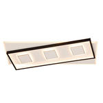 LED-DECKENLEUCHTE 70/30/6 cm   - Schwarz/Weiß, LIFESTYLE, Kunststoff/Metall (70/30/6cm) - Novel