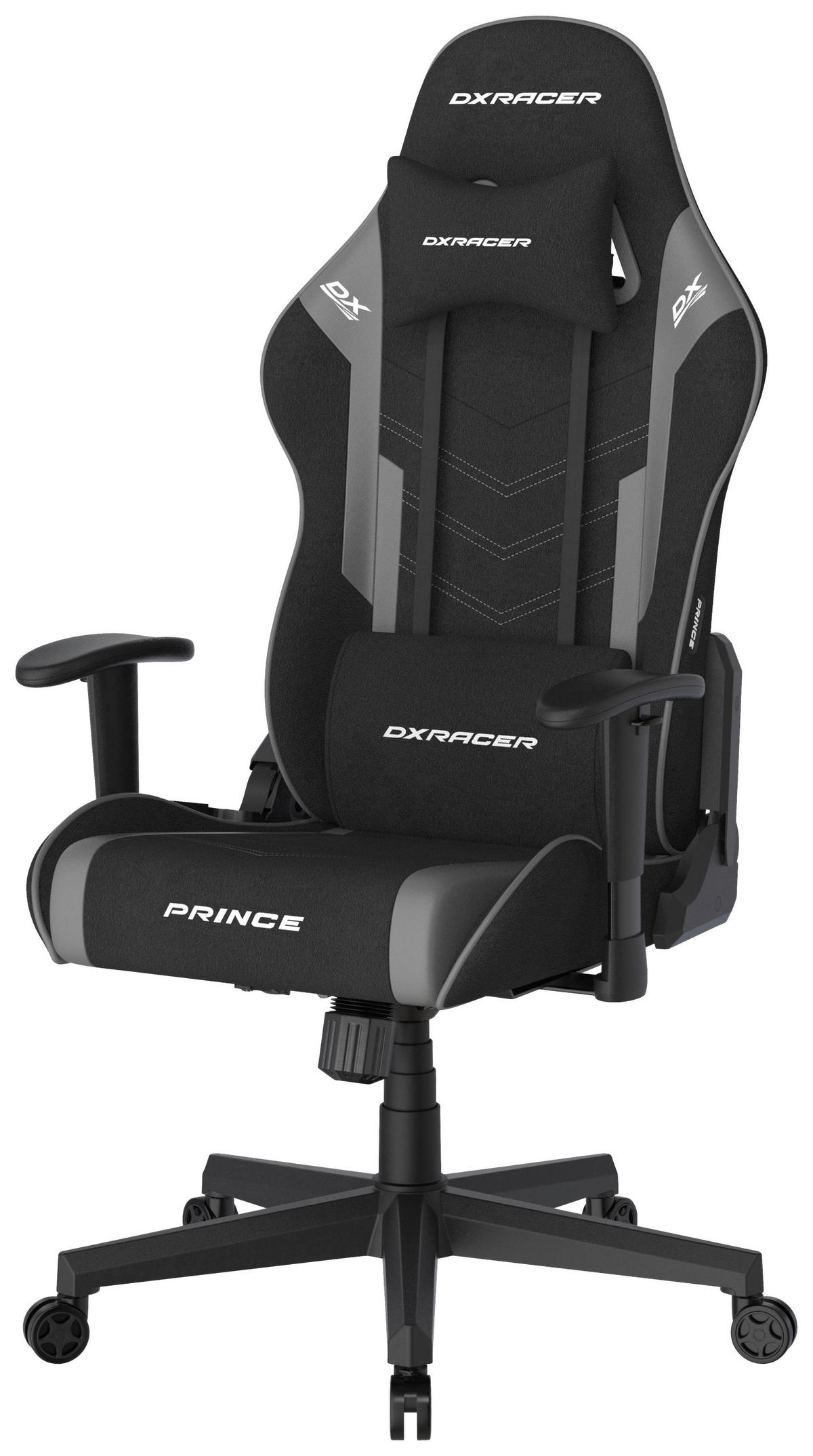 GAMINGSTUHL  in Mikrofaser Grau, Schwarz  - Schwarz/Grau, Modern, Kunststoff/Textil (67/126/67cm) - Dxracer