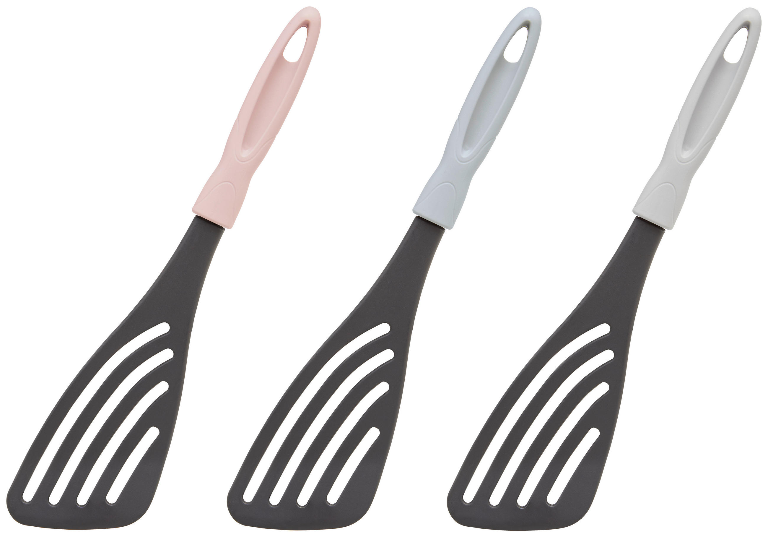 Pfannenwender aus Kunststoff Tore L: 33 cm, Farbl. Sort.