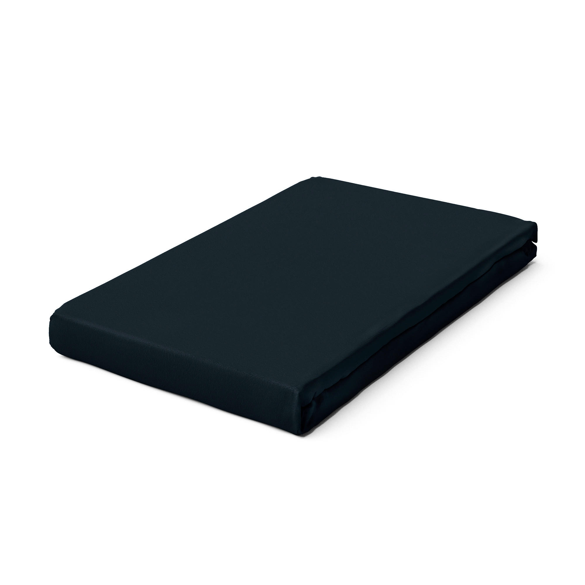 SPANNBETTTUCH Zwirn-Jersey - Schwarz, Basics, Textil (160/200cm) - Schlafgut