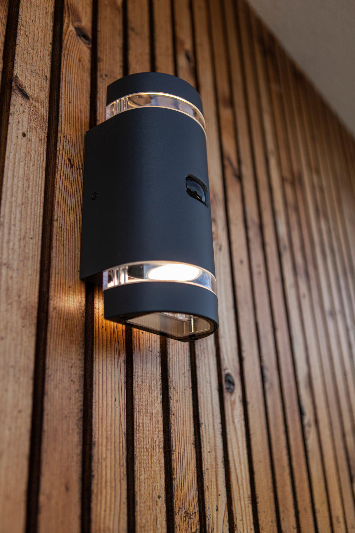 LED-AUßENLEUCHTE 11/9,6/23,9 cm   - Anthrazit, Design, Metall (11/9,6/23,9cm)