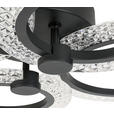 LED-DECKENLEUCHTE 59/45/9 cm   - Schwarz, Design, Kunststoff/Metall (59/45/9cm) - Novel