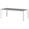 GARTENTISCH 205/90/75 cm Metall rechteckig  - Weiß/Grau, KONVENTIONELL, Metall (205/90/75cm) - Gardenson