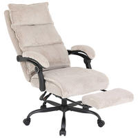 DREHSTUHL Cord Beige  - Beige/Schwarz, MODERN, Holz/Kunststoff (65/116/124/65cm) - MID.YOU