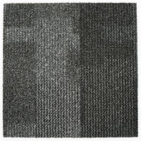TEPPICHFLIESE 50/50 cm  in Grau, Dunkelgrau  - Dunkelgrau/Grau, Basics, Textil (50/50cm)