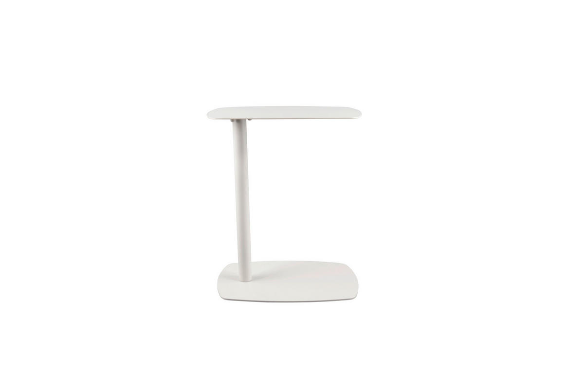 BEISTELLTISCH 28/42/48 cm Grau Freiform  - Grau, Basics, Metall (28/42/48cm) - Milino