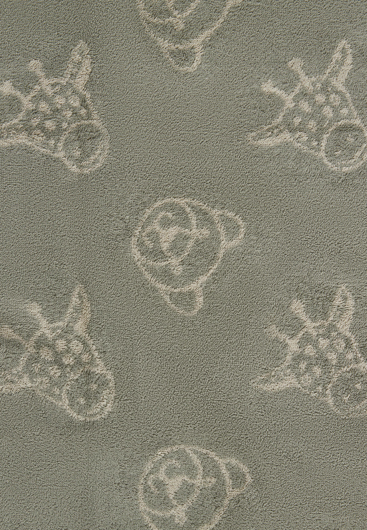 KAPUZENBADETUCH Safari  - Mintgrau, Basics, Textil (100/100/0,5cm) - Sterntaler