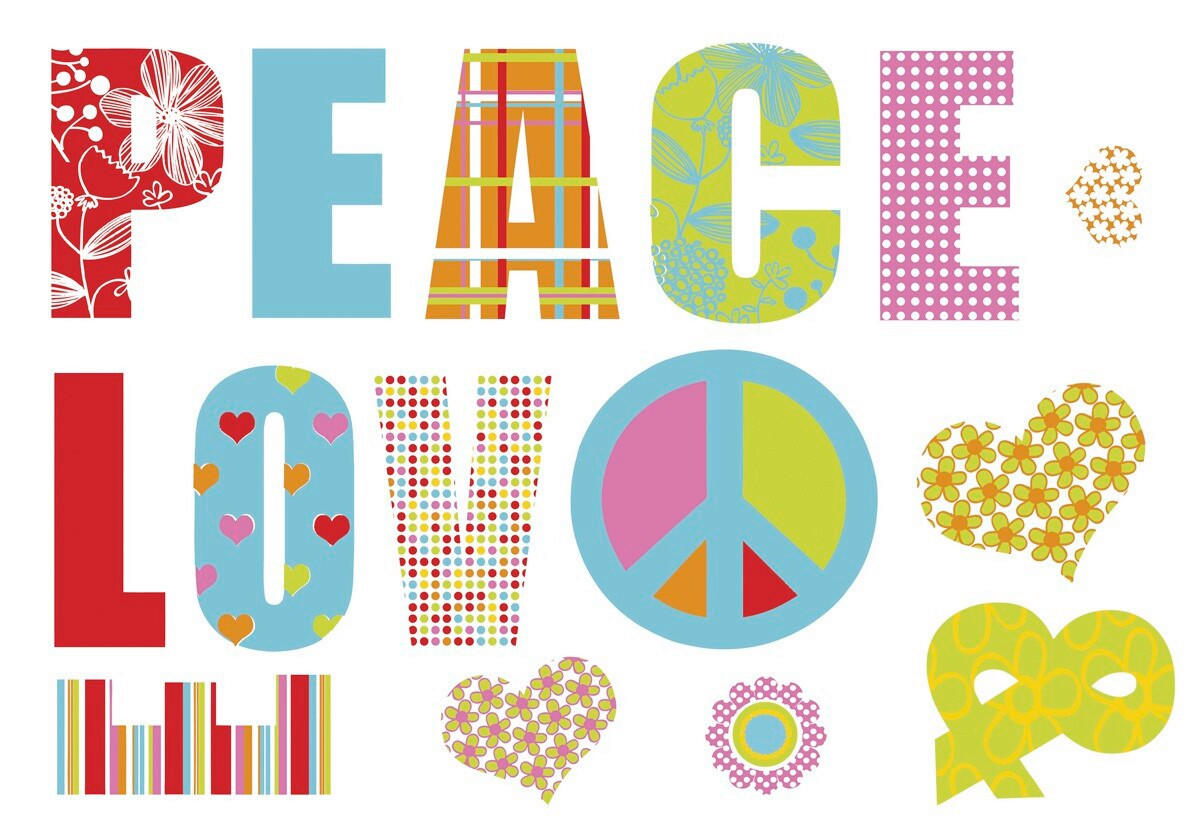 DEKORSTICKERS 100/70 cm     - multicolor, Lifestyle, plast (100/70cm) - Komar