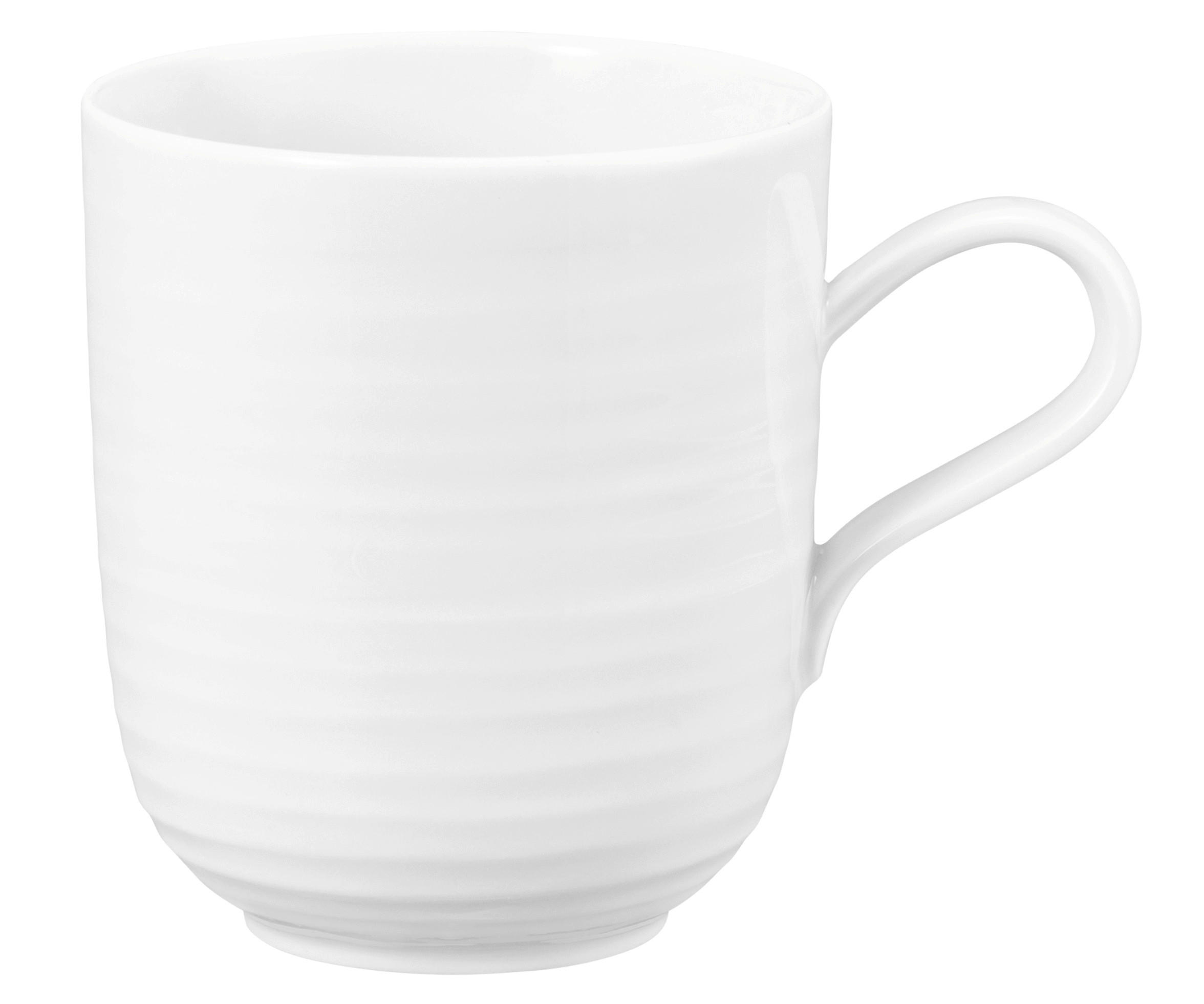 KAFFEEBECHER Terra  - Weiß, Basics, Keramik (0,4l) - Seltmann Weiden