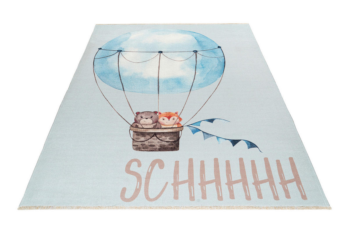 KINDERTEPPICH 115/170 cm My Greta  - Weiß/Grau, Trend, Textil (115/170cm) - Obsession