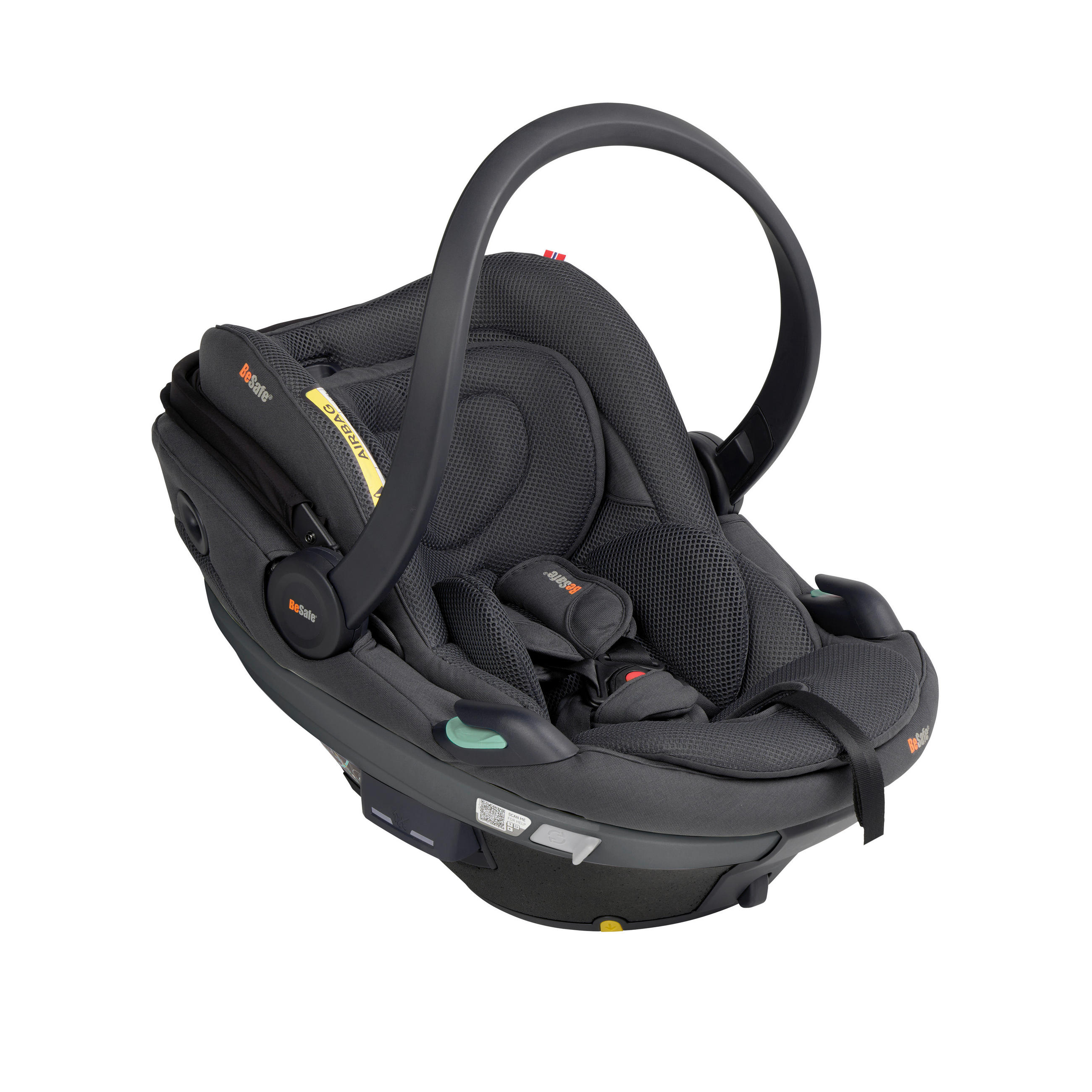 AUTO-SEDIŠTE ZA BEBE  Go Beyond²  - crna/antracit, Osnovno, tekstil/plastika (64/44/59cm) - Besafe