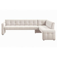 ECKBANK 265/197 cm  in Beige  - Beige/Schwarz, MODERN, Holz/Holzwerkstoff (265/197cm) - Livetastic