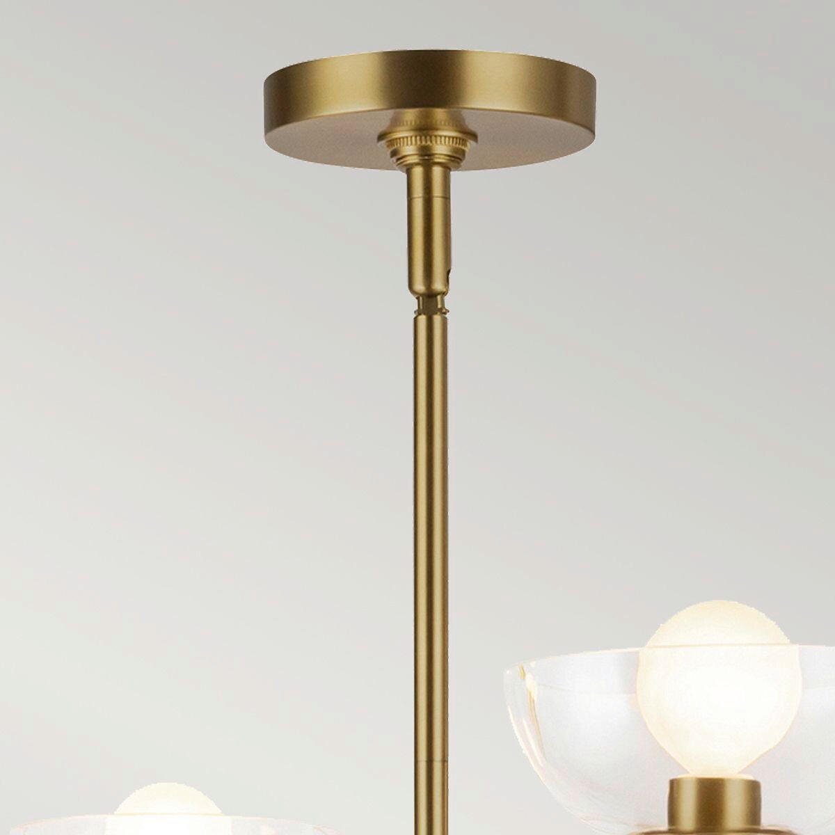 Thumbnail - Elstead Lighting Kronleuchter Alora Mood, Gold, Metall, Glas, 67.3 cm, RoHS, CE, höhenverstellbar, Lampen & Leuchten, In...