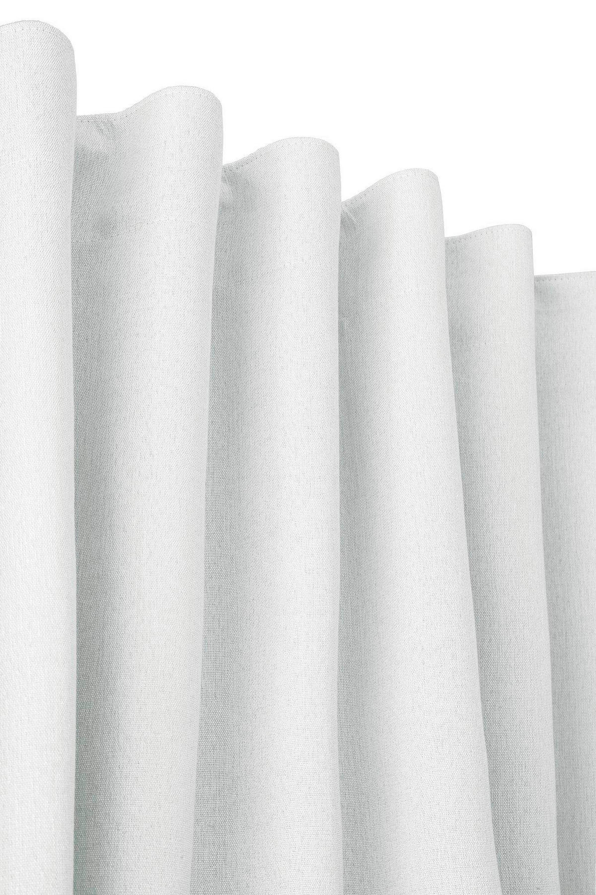 VERDUNKELUNGSVORHANG black-out (lichtundurchlässig)  - Weiß, Basics, Textil (270/280cm)