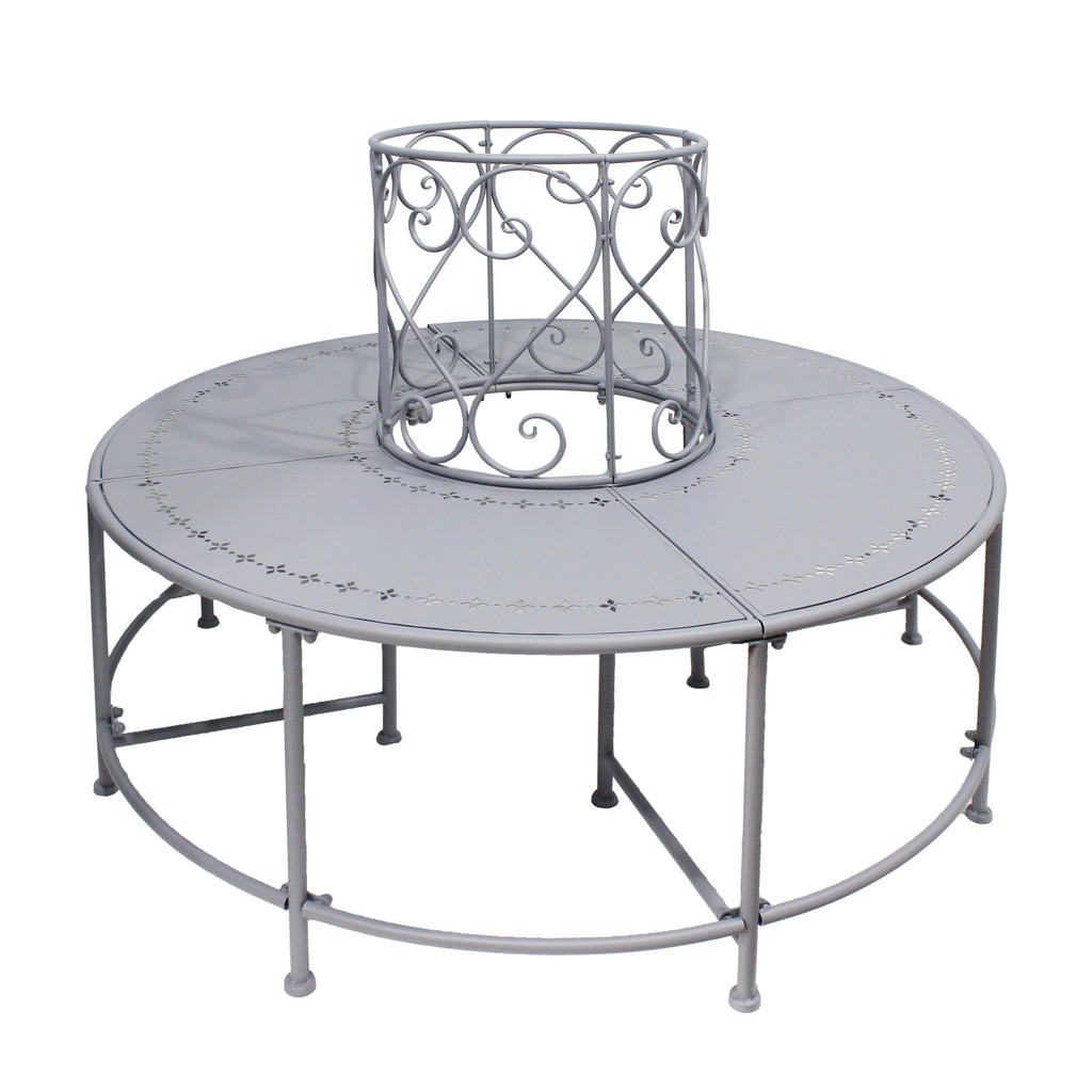 Baumbank Metallbank Rund Mf077