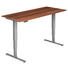 SCHREIBTISCH - Silberfarben/Zwetschgefarben, KONVENTIONELL, Holzwerkstoff/Metall (180/63,5-128,5/80cm) SCHREIBTISCH - Silberfarben/Zwetschgefarben, KONVENTIONELL, Holzwerkstoff/Metall (180/63,5-128,5/80cm)