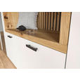 GARDEROBE  in 216/200/47 cm  - Weiß/Eiche Artisan, MODERN, Glas/Holzwerkstoff (216/200/47cm) - Voleo