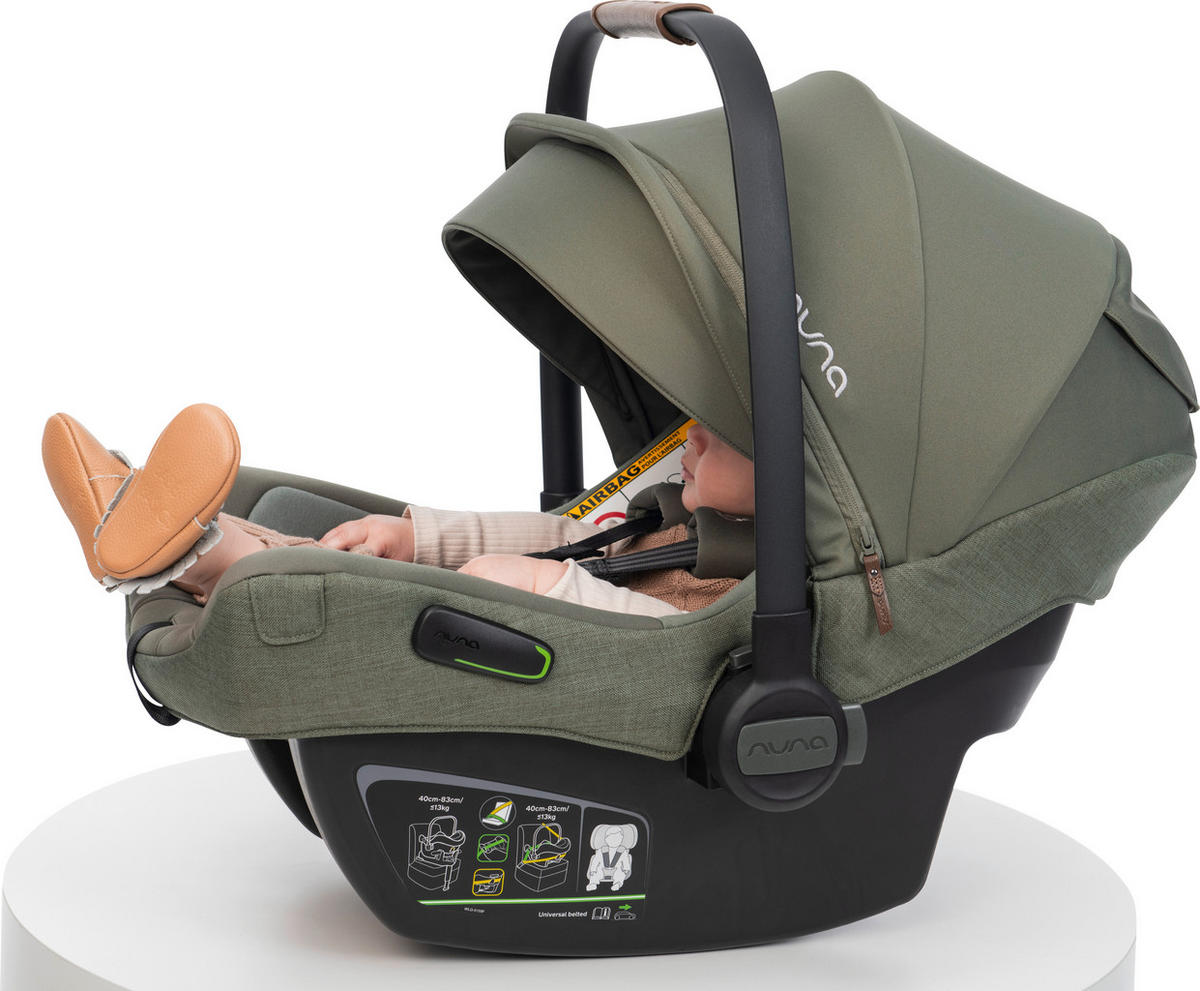 BABYSCHALE  PIPA NEXT Chestnut  - Graubraun/Grün, Basics, Kunststoff/Textil (44/59/67cm) - Nuna