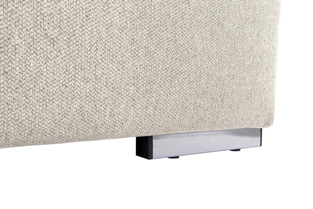 WOHNLANDSCHAFT in Beige  - Beige/Grau, Design, Textil/Metall (215/328/173cm) - MID.YOU