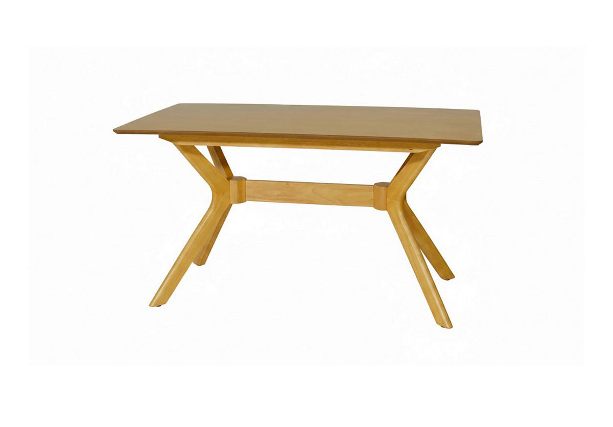 ESSTISCH 140/80/75,5 cm Echtholz  Holz in verschiedenen Holzarten erhältlich Eichefarben  - Eichefarben, KONVENTIONELL, Holz (140/80/75,5cm) - MID.YOU