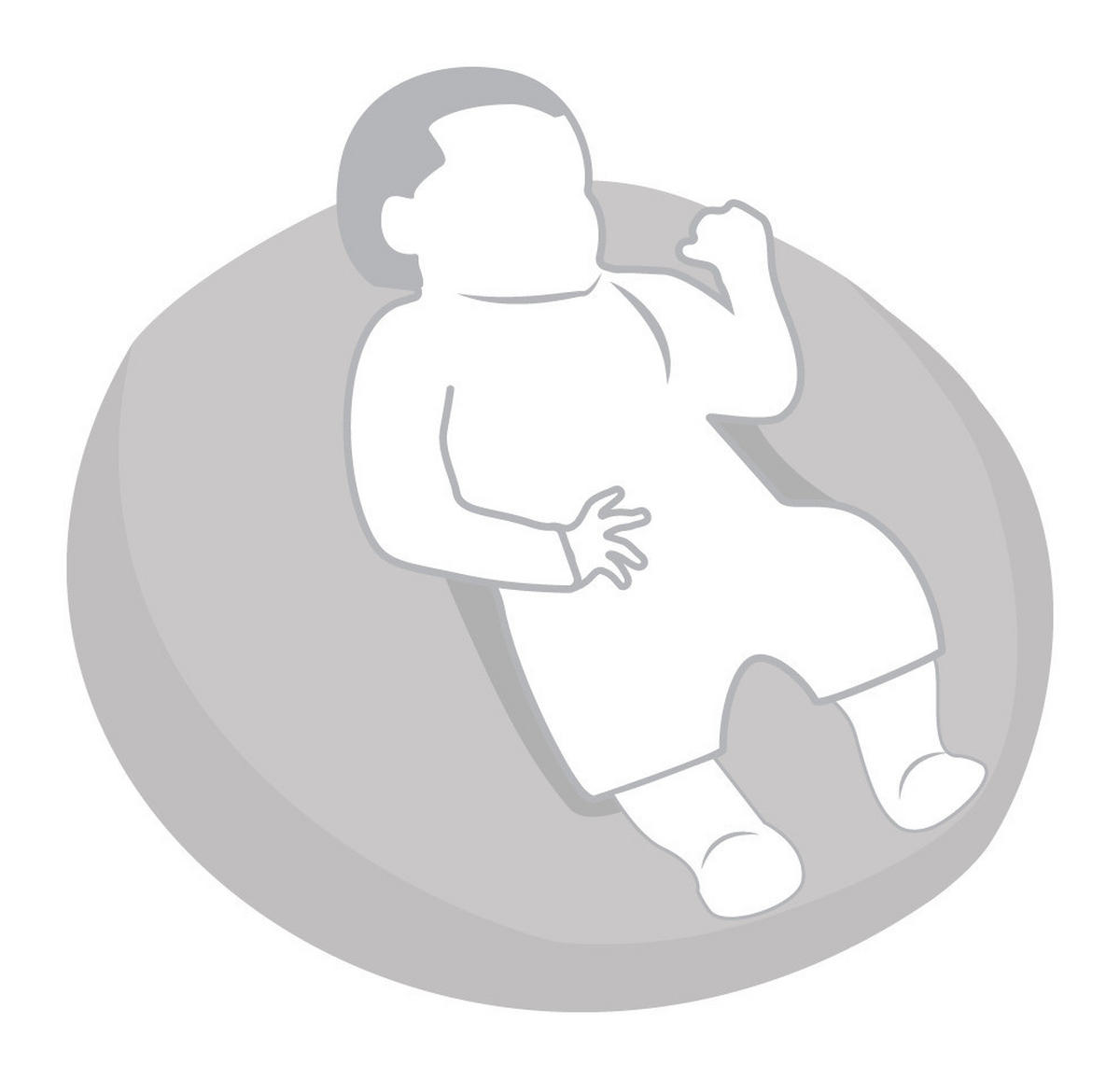 STILLKISSENBEZUG   - Grau, Basics (0,26/0,2/0,26cm)