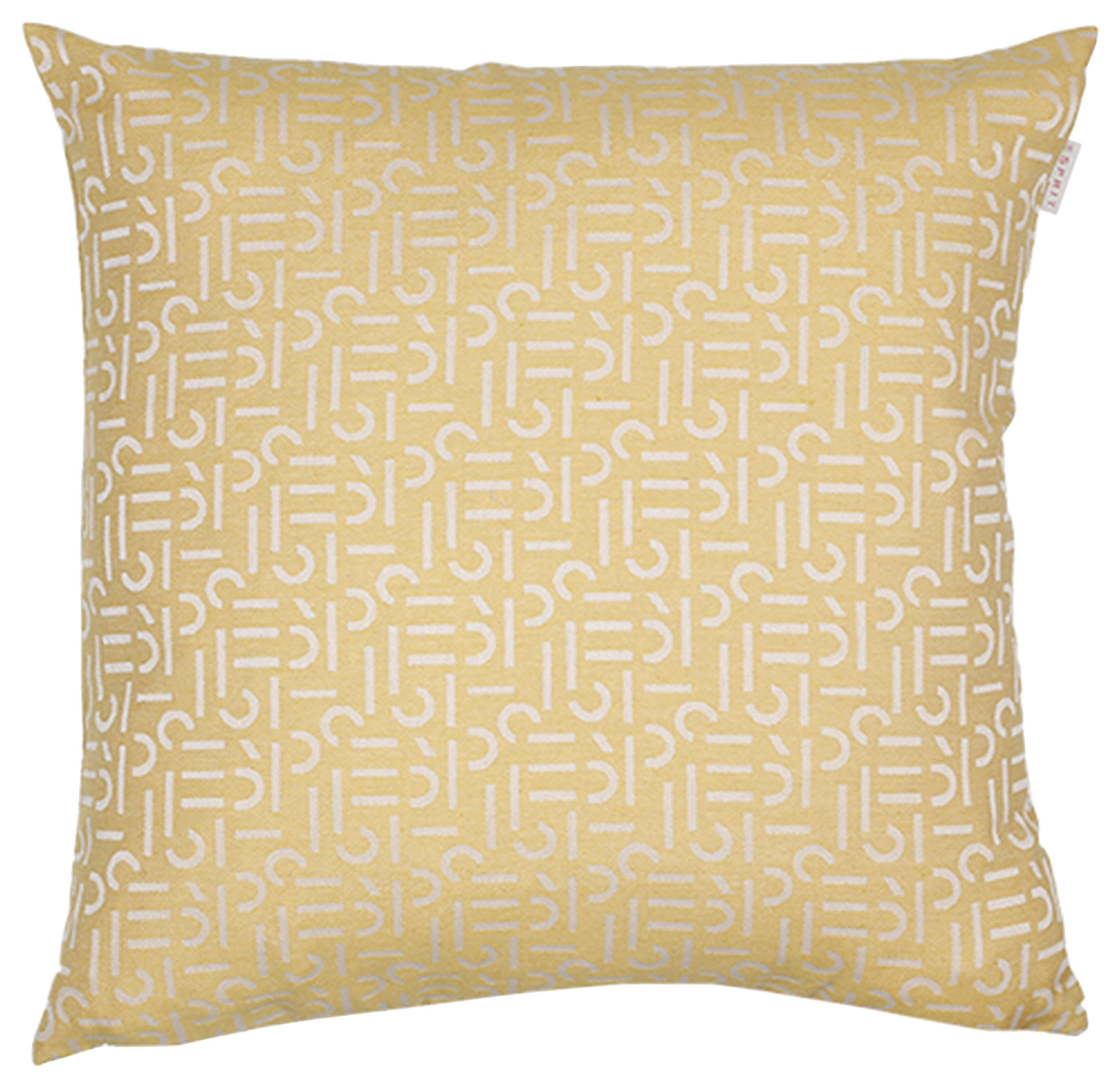 KISSENHÜLLE E-SCATTER Scatter 45/45 cm  - Gelb/Hellgelb, KONVENTIONELL, Textil (45/45cm) - Esprit