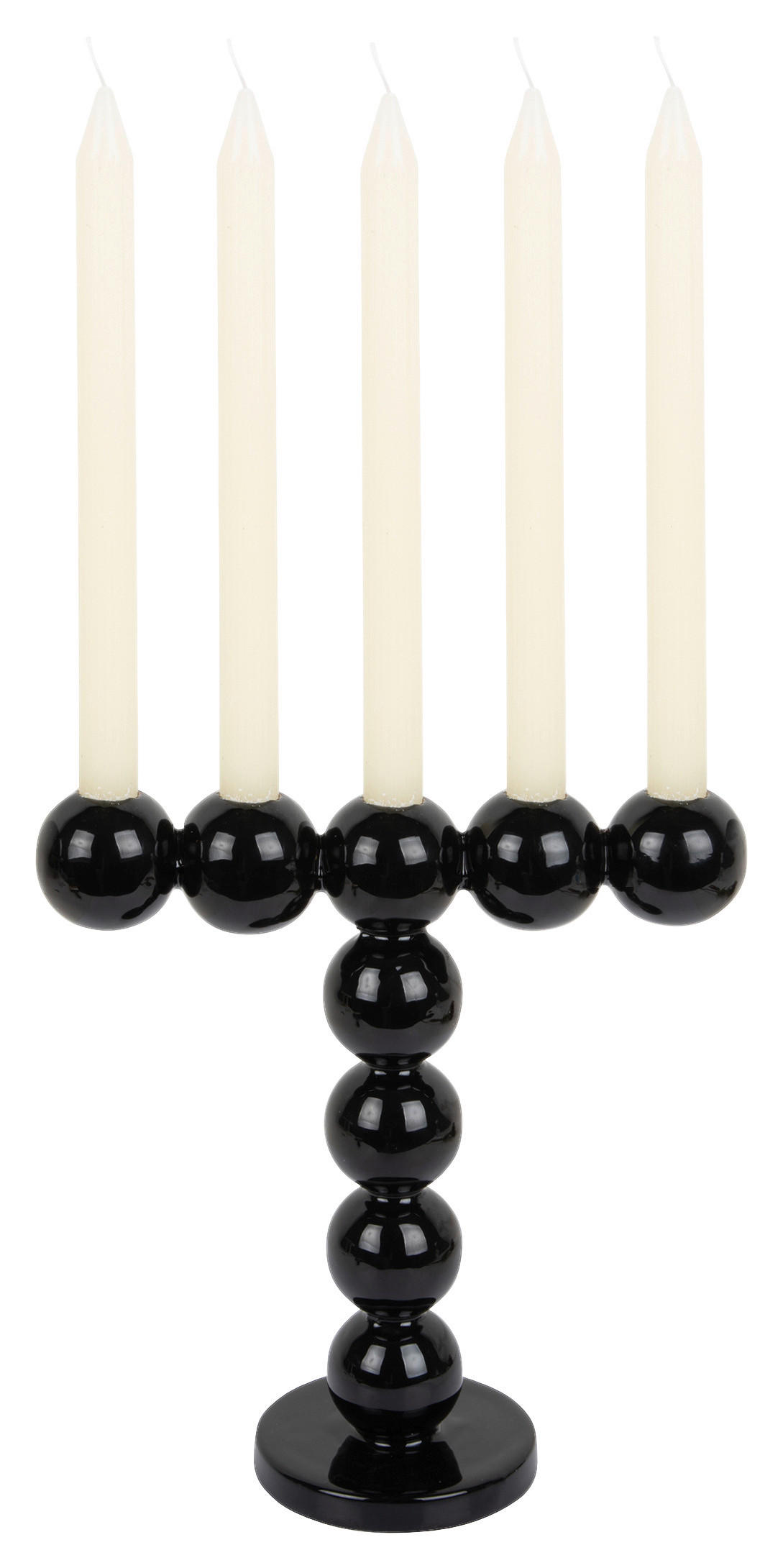 Thumbnail - Present Time Kerzenhalter Bubbles, Schwarz, Metall, 25.5x26.5x10.5 cm, zum Stellen, Dekoration, Kerzen & Zubehör, Kerzen...