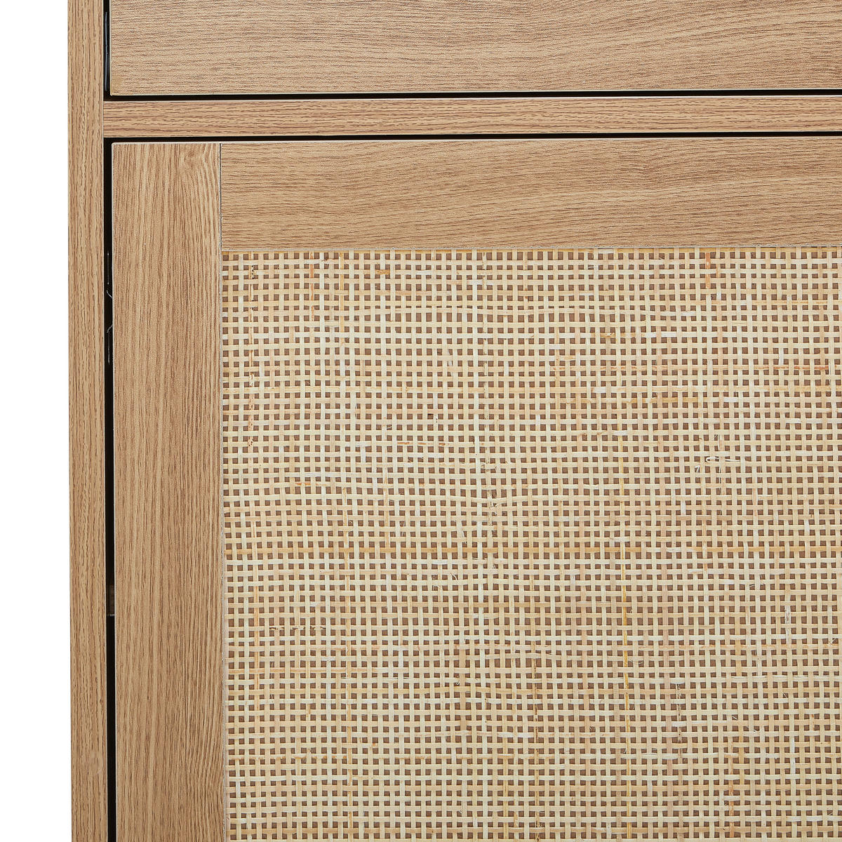 SIDEBOARD  in 120/80/39 cm  - Schwarz/Naturfarben, Natur, Holz/Holzwerkstoff (120/80/39cm) - MID.YOU