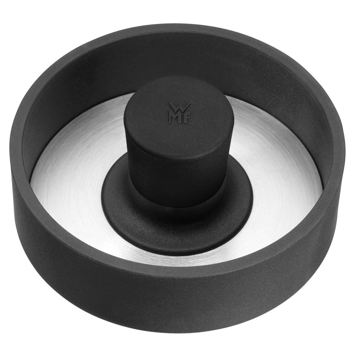 HAMBURGERPRESSE   - Edelstahlfarben/Schwarz, Basics, Kunststoff/Metall (12,5cm) - WMF