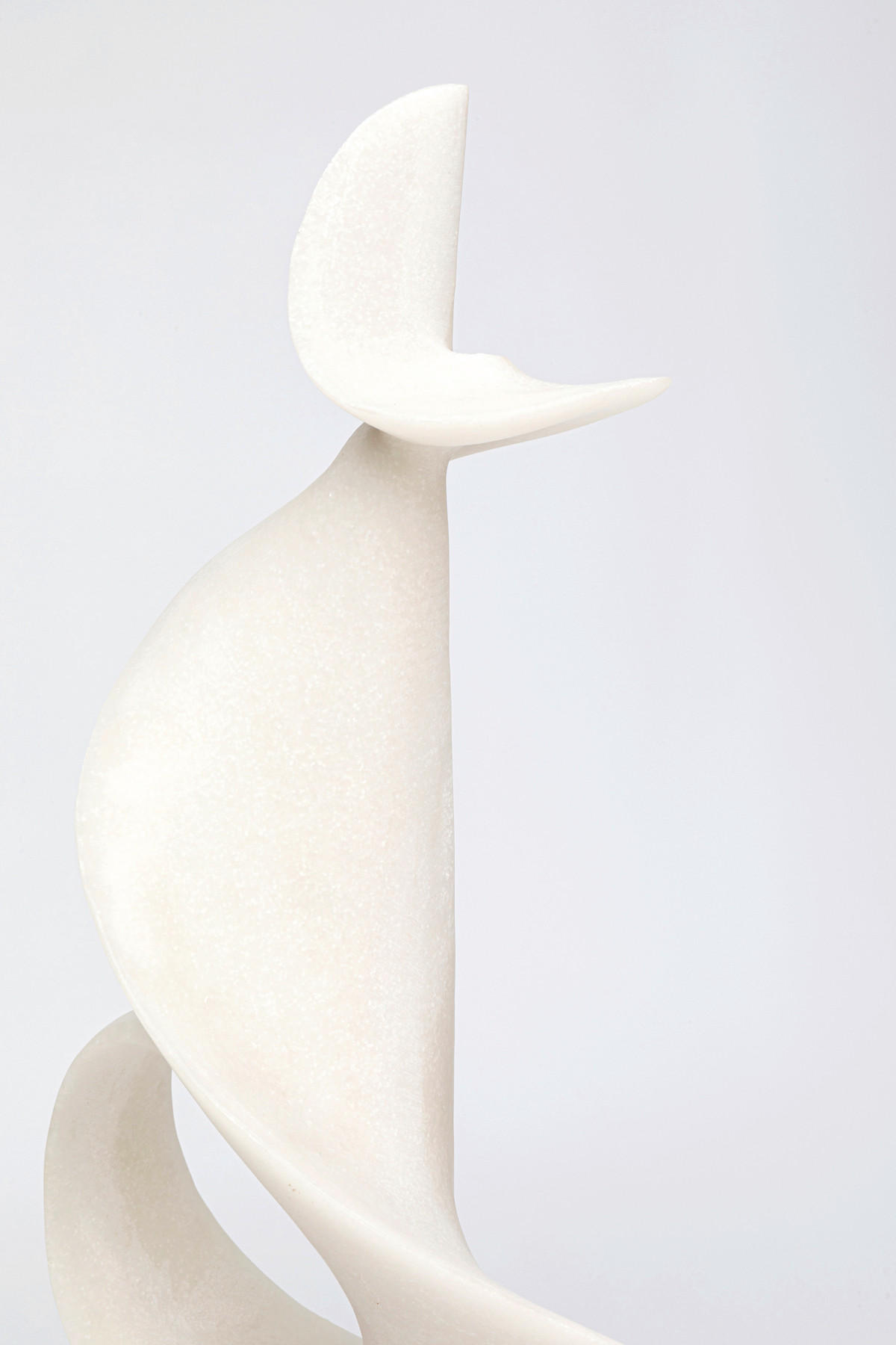 SKULPTUR - Grauweiß/Schwarz, Design, Kunststoff (28/70/20cm) - Kare-Design