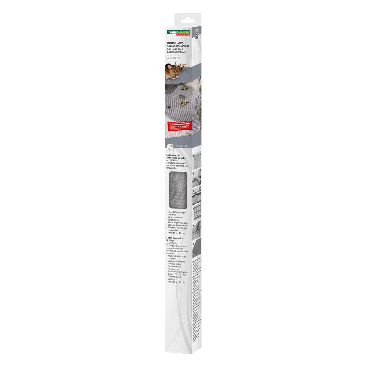 LICHTSCHACHTABDECKUNG - Basics, Metall (60/135cm)