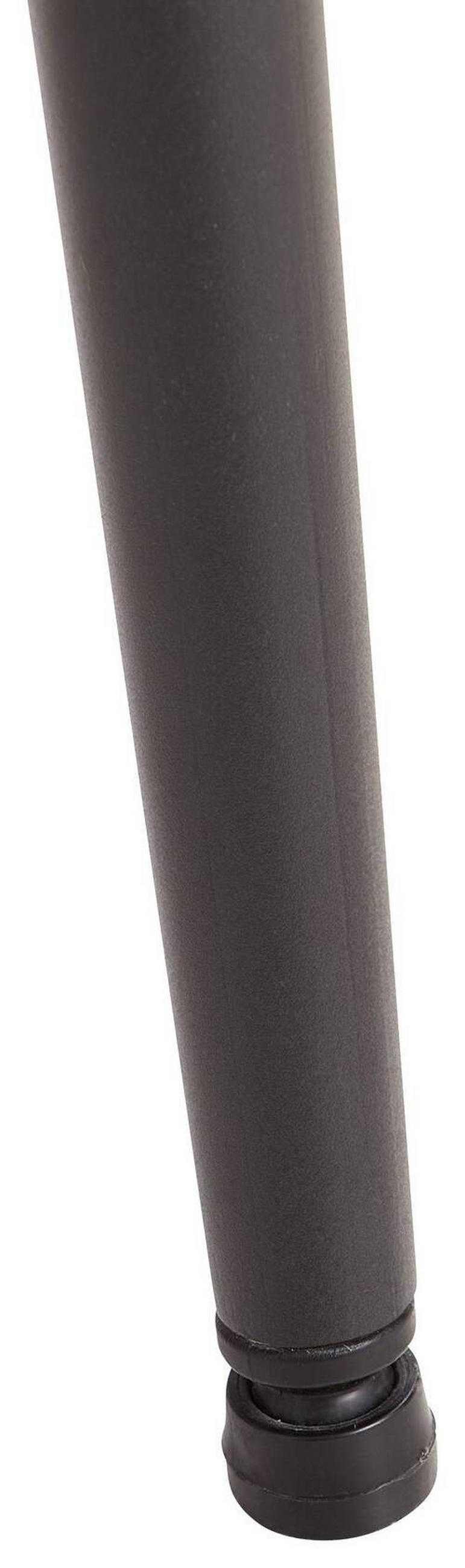 ARMLEHNSTUHL  in Eisen Lederlook  - Schlammfarben/Graubraun, KONVENTIONELL, Holz/Textil (60/87/69cm) - Livetastic