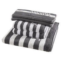 SADA RUČNÍKŮ A OSUŠEK, šedá, tmavě šedá - šedá/tmavě šedá, Basics, textil - Joop!