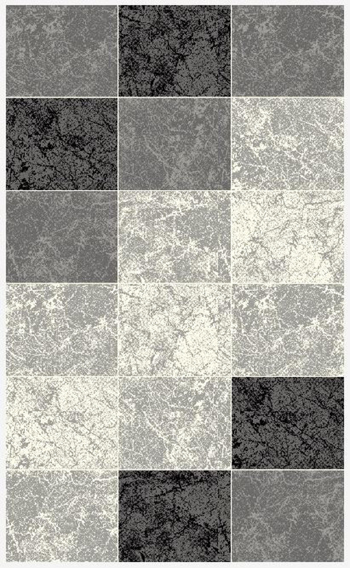 WEBTEPPICH 80/150 cm Grau  - Grau, MODERN, Textil (80/150cm)
