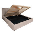 POLSTERBETT Lattenrost, Bettkasten Beige 180/200 cm  - Beige/Schwarz, KONVENTIONELL, Holz/Kunststoff (180/200cm) - Carryhome