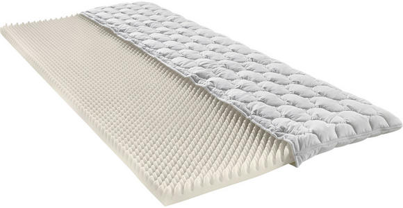 TOPPER 160/200 cm - Weiß, Basics, Textil (160/200cm) - Sleeptex