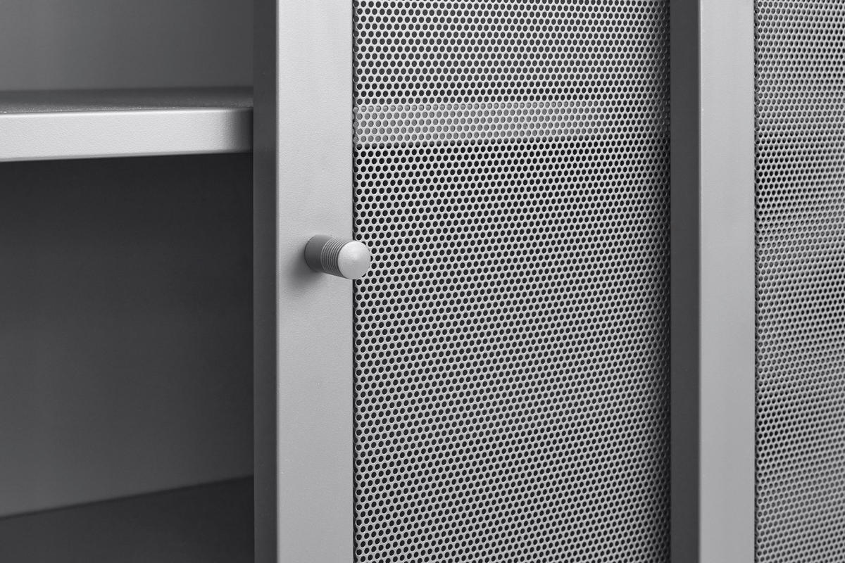 HIGHBOARD  in 90/140/40 cm  - Greige, Basics, Metall (90/140/40cm) - Boxxx