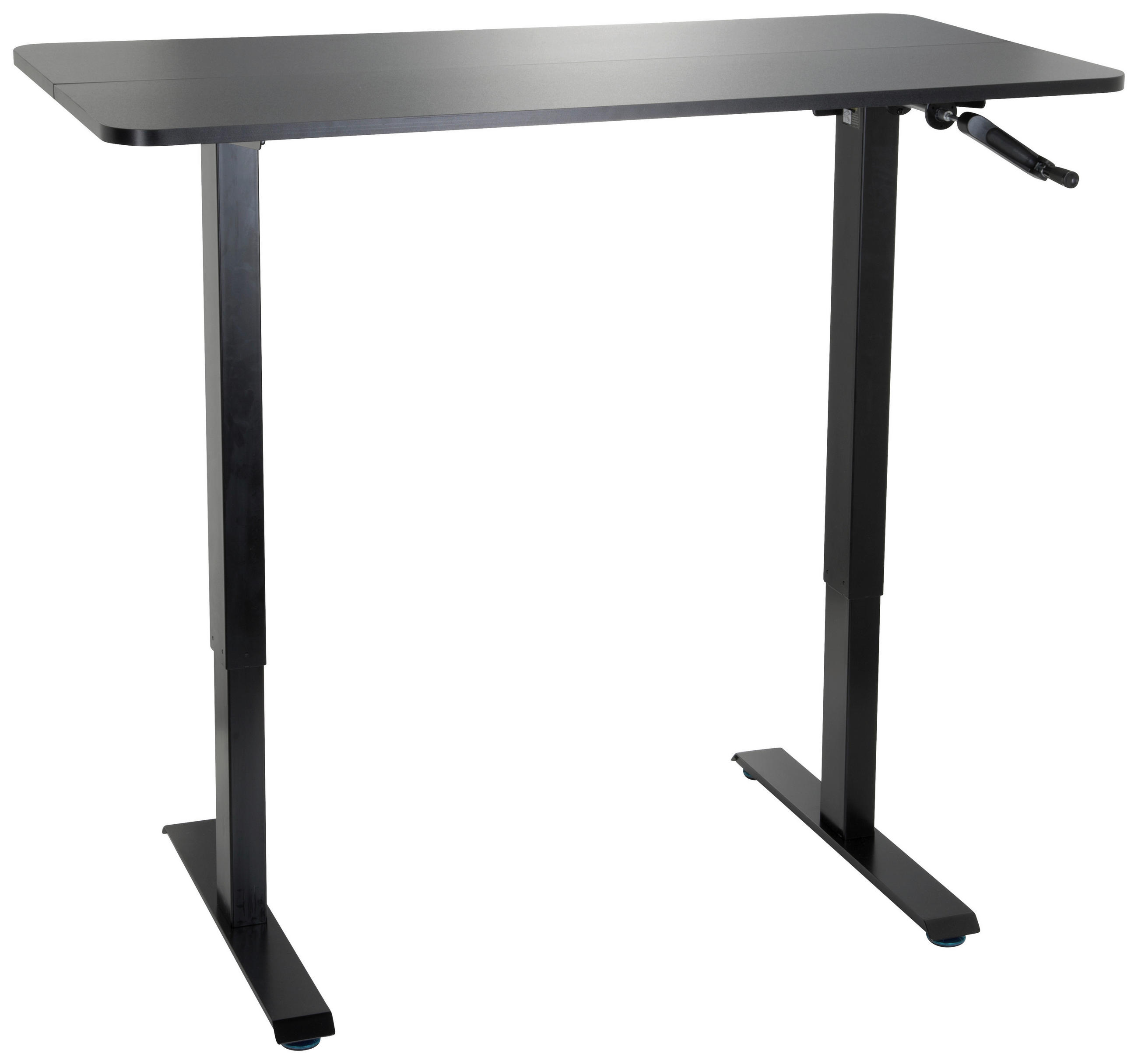 Schreibtisch Stand Cr Schwarz Höhenverstellbar B: 120 Cm