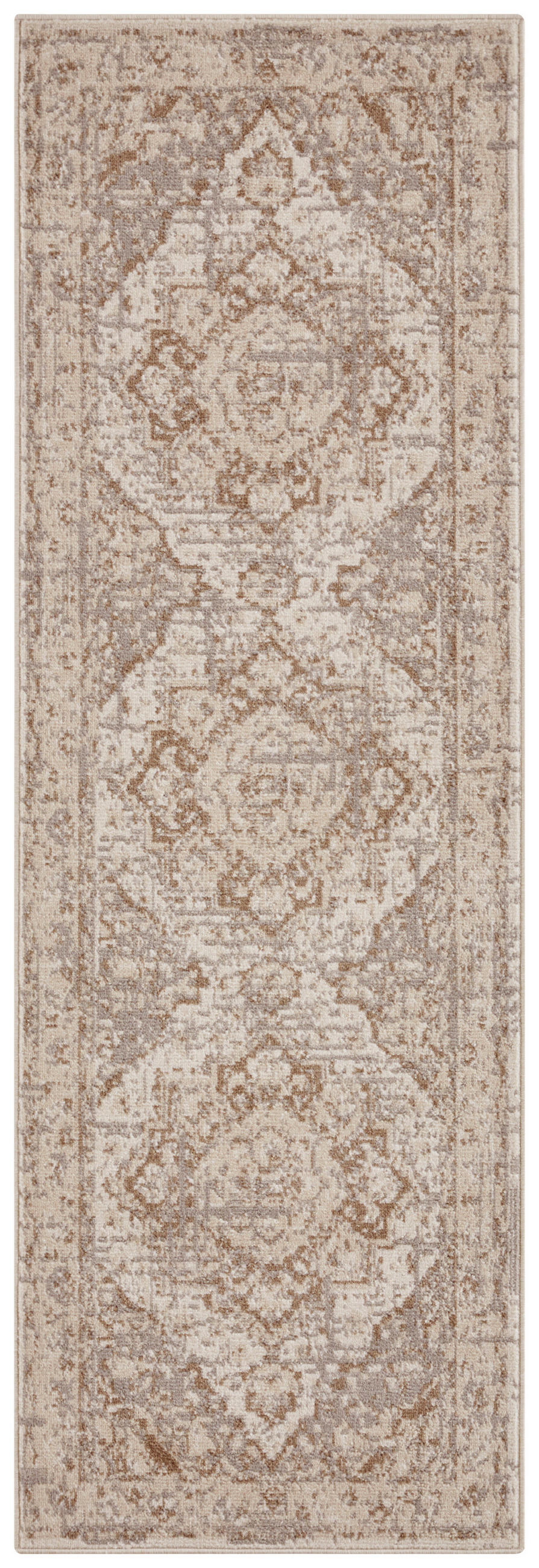 LÄUFER 80/200 cm Terrain  - Creme/Braun, Design, Kunststoff/Textil (80/200cm) - Hanse Home